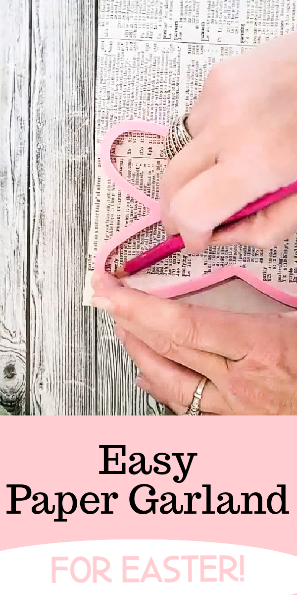 Easy Paper Garland for Easter