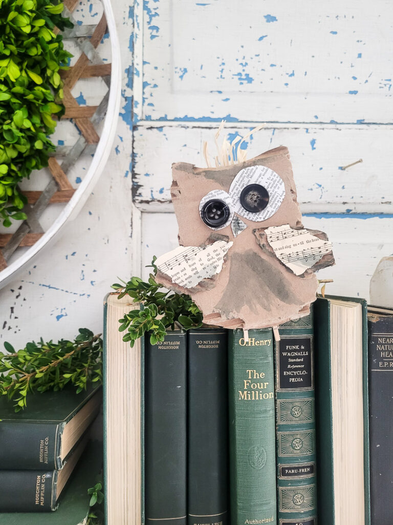 Don't throw away your old cardboard boxes, I'm going to show you how to turn cardboard into cute decor... it's easier than you think! #budgetfriendly #cardboarddiy #easyDIY #kidfriendly