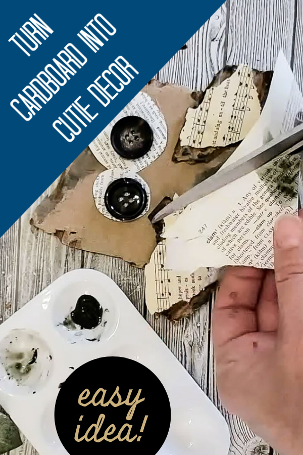 Turn Cardboard into Cute Decor!
