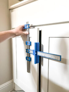 Adding beautiful hardware to your cabinets is easier than you might think... no contractor needed! Just a couple tools, a little time, and a little patience! After reading this, you'll want to add hardware to every cabinet in your home! #cabinethardware #cabinetjewelry #howto #cabinetpulls #cabinetknobs #easilyinstallcabinethardware