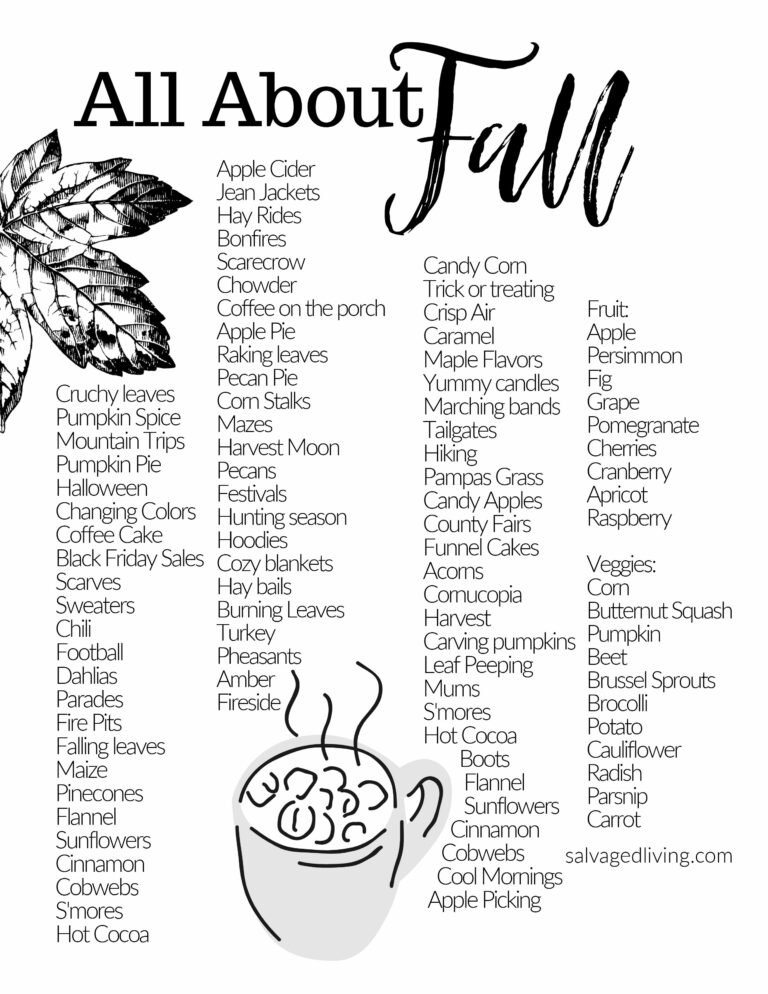 All about fall, all the fall smells, fall fruits, vegetables, fall sights, activities and fall feels to inspire you for your fall decorating and home atmosphere #fallwords #fallsmells #fallinspiration