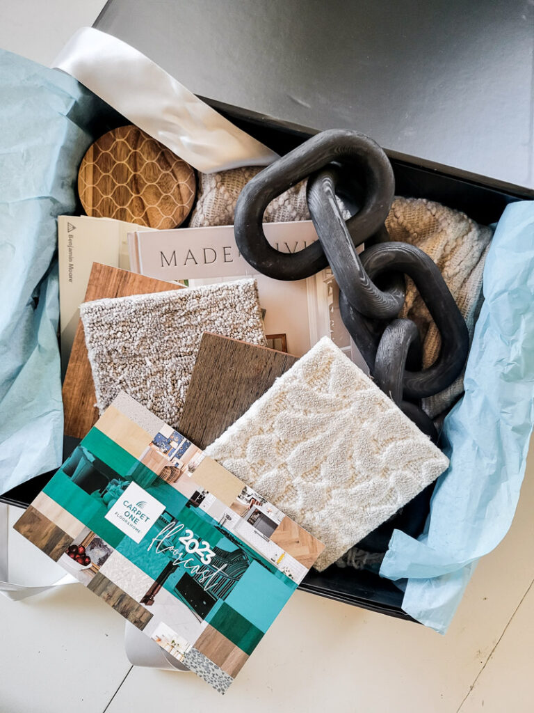 Create a mood board to design the room of your dreams! Mood boards have a ton of benefits, I'll walk you through the inspiration behind this vintage design mood board with flooring from Carpet One Floor & Home using their popular flooring choices for 2023. #carpetone #homedecor #interiordesign #flooring #moodboard #vintagedesign #vintagebedroom #vintagedecorideas #vintageinspiration