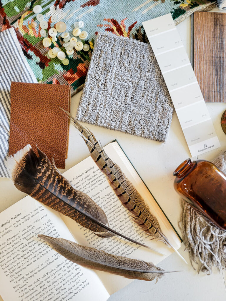 Create a mood board to design the room of your dreams! Mood boards have a ton of benefits, I'll walk you through the inspiration behind this vintage design mood board with flooring from Carpet One Floor & Home using their popular flooring choices for 2023. #carpetone #homedecor #interiordesign #flooring #moodboard #vintagedesign #vintagebedroom #vintagedecorideas #vintageinspiration
