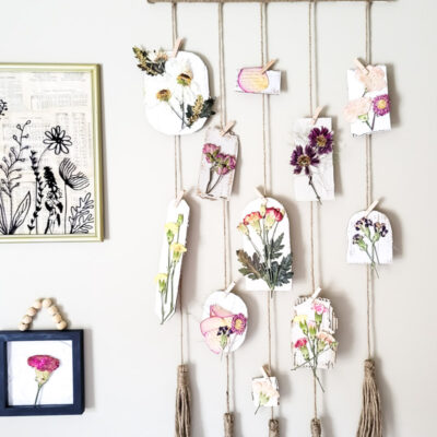 How To Make Dried Flower Wall Art