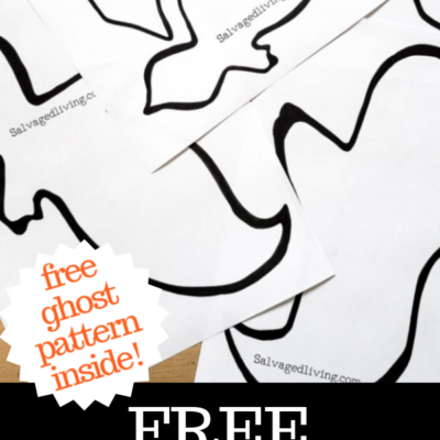 Free Ghost Pattern for DIY Halloween Decor