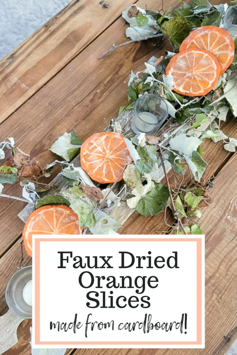 These faux dried orange slices are the little piece of decor your Fall home is missing! Easy, budget-friendly, and beautiful!!
