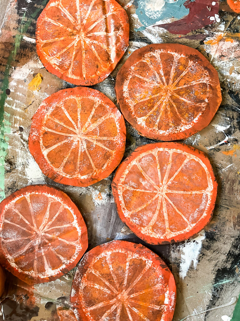 These faux dried orange slices are the little piece of decor your Fall home is missing! Easy, budget-friendly, and beautiful!!