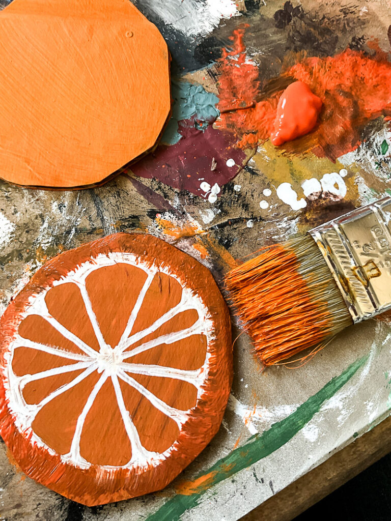 These faux dried orange slices are the little piece of decor your Fall home is missing! Easy, budget-friendly, and beautiful!!