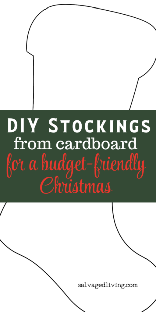 Let me show you how to make DIY stockings from cardboard for a budget-friendly Christmas!! Great for kids, too!!!