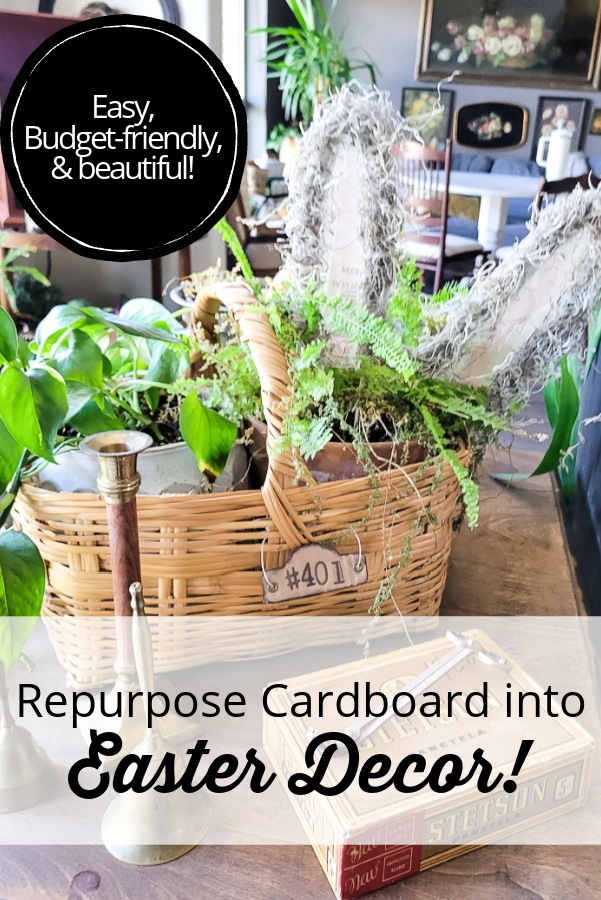 Repurpose Cardboard into Easter Decor
