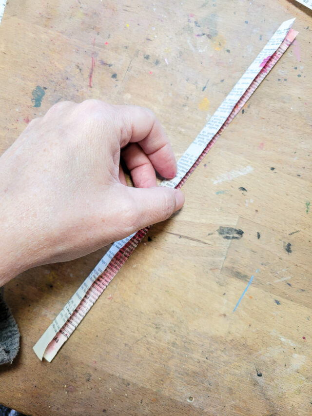 No Sew Paper Ruffle Tutorial - Kim Pepper Blog