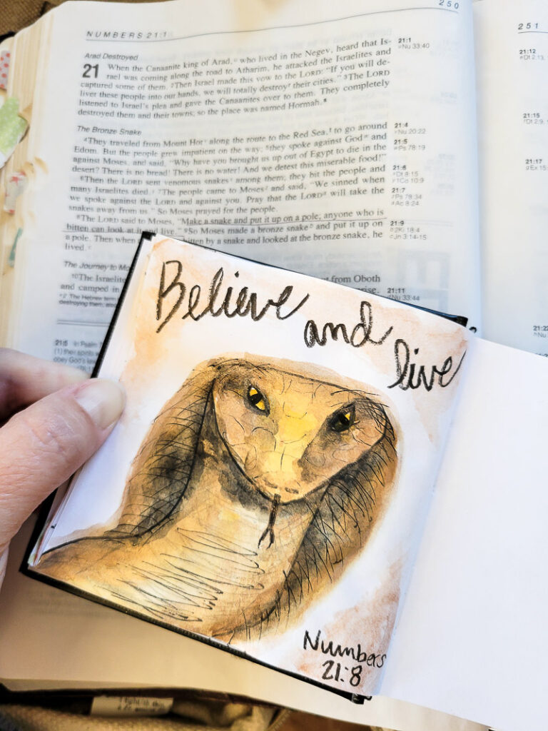 Bible journaling ideas and tips for beginners. Turn scripture to art for a deeper reaching quiet time practice! #faithart #christianartist