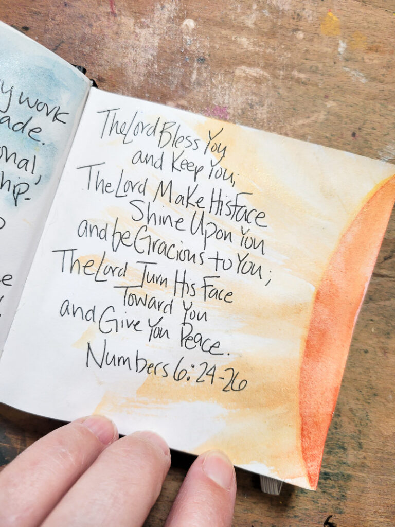 Faith art journaling examples for bible journal beginners. Need ideas, inspiration and motivation for how to draw your Bible thoughts? Here you go, a few ideas on how to bring the Bible to life through art! #biblejournalingtips #faithartideas #scripturejournaling