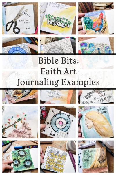 Faith art journaling examples for bible journal beginners. Need ideas, inspiration and motivation for how to draw your Bible thoughts? Here you go, a few ideas on how to bring the Bible to life through art! #biblejournalingtips #faithartideas #scripturejournaling