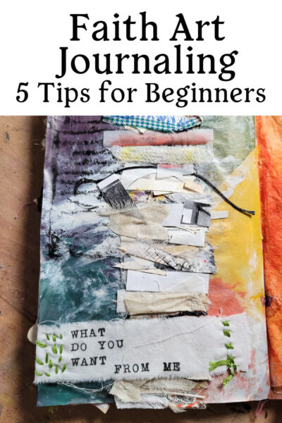 5 tips for beginners in faith art journaling . If you want to learn how to journal scripture and turn your worship time into art, these tips will help get you started. #biblejournaltips #beginnerBiblejournaling #scriptureart