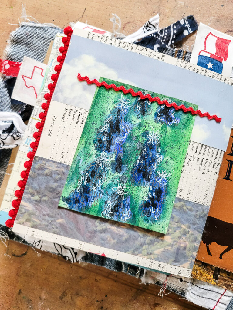 All about Texas junk journal I created a fun tribute to all things Texas, perfect for a travel journal or DIY vacation journal oon your trip to Texas. See all the things like Bucee's, Whataburger, HEB, Blue Bell Ice Cream and more! #texastrip #journalideas #traveljournal