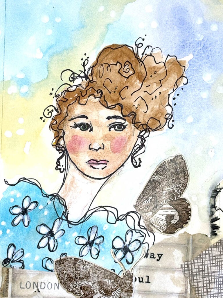 Always wanted to draw faces but felt intimidated? This beginner art journaling course shows simple, no-fear face sketching techniques you can use in faith journals, prayer pages, and creative Bible journaling. Learn step-by-step face drawing with pencil, ink, watercolor, and acrylic.