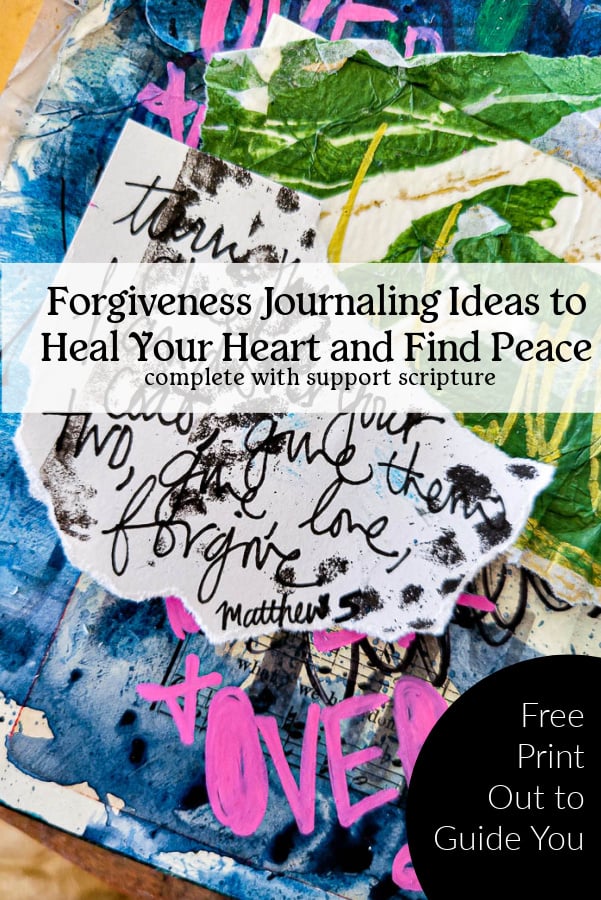 Easy Christian journaling ideas to heal your heart and find peace through Bible journaling, prayer journal prompts, and faith art mixed media tutorials. Beginner friendly guide to scripture study journaling, DIY journal pages, and creative healing ideas for Christian women who love Bible study, junk journaling, and faith based art lessons.