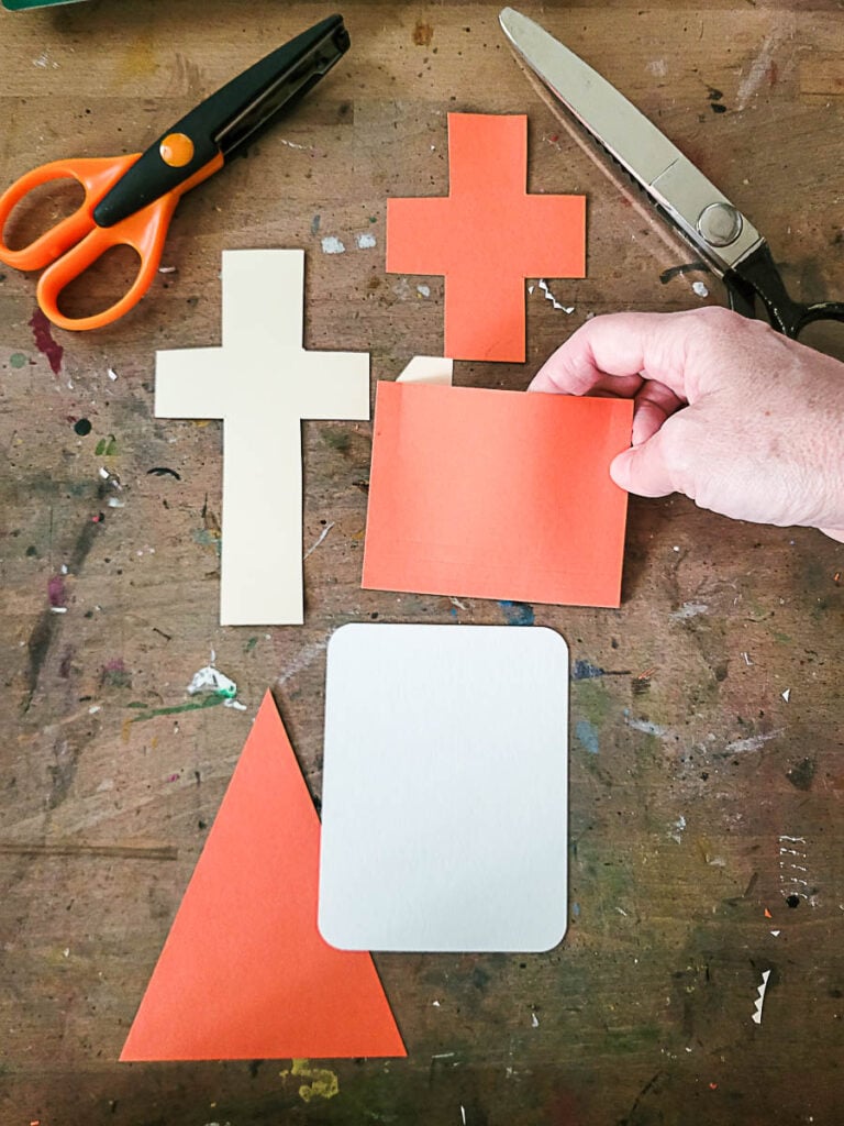 Mixed media journal tag inspiration featuring layered textures, stamps, vintage paper, and collage pieces. Creative journaling ideas for junk journals, prayer journals, Bible study journals, and faith art journaling beginners.