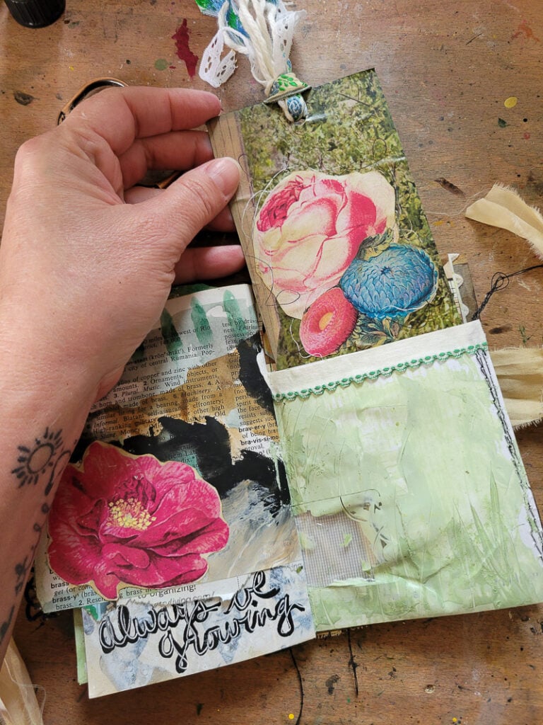 Where to use journal tags in junk journaling, Bible journaling, and mixed media journal pages. Creative tag placement ideas, faith art journaling inspiration, DIY embellishments, and beginner friendly journaling techniques for layered interactive pages.