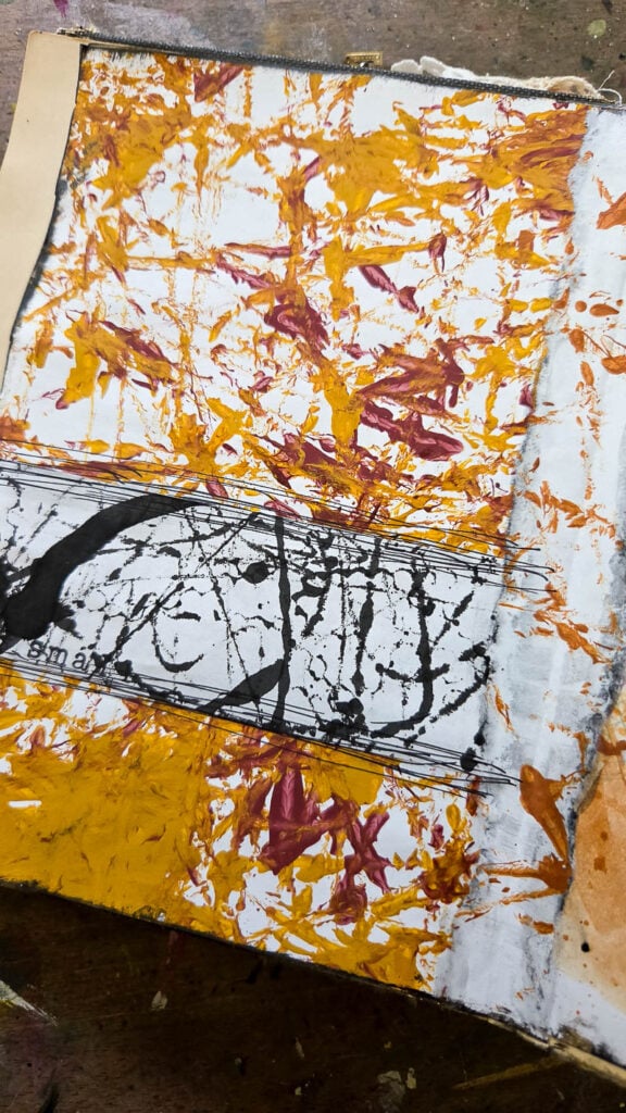 Easy mixed media journaling ideas for adding texture without bulk to Bible journaling, faith art journaling, prayer journals, and junk journals. Beginner friendly creative journaling techniques using lightweight layers, collage, stamping, and texture ideas for beautiful journal pages.