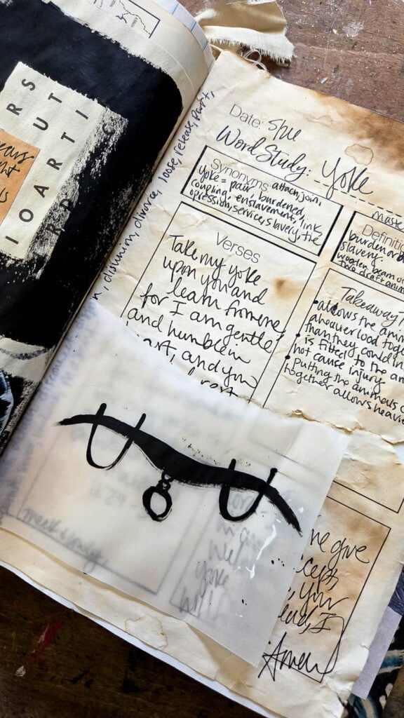 Bible journaling and prayer journaling prompts for anxiety, emotional healing, and finding peace with God. Christian journaling ideas and faith art journaling inspiration for processing emotions, renewing your mind, and building calming spiritual habits.